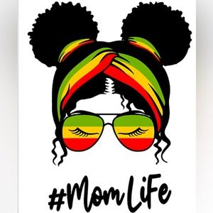 💛💚❤️Mom Life T-Shirt-Made to order